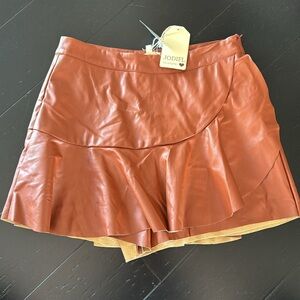 Jodifl faux leather skort